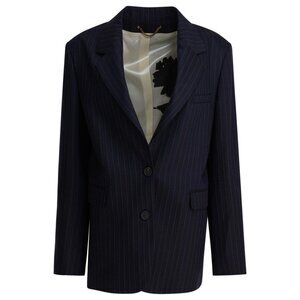 Golden Goose Single-Breasted Pinstripe Blazer Jacket tag size 40 Women